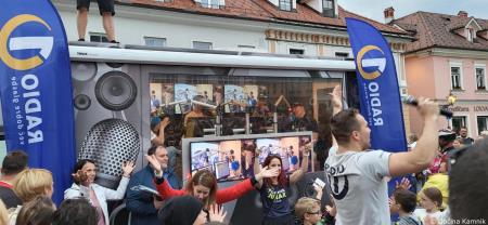 Deželak junak v Kamniku zaključil prvo etapo dobrodelnega kolesarjenja po slovenskih krajih  (4)